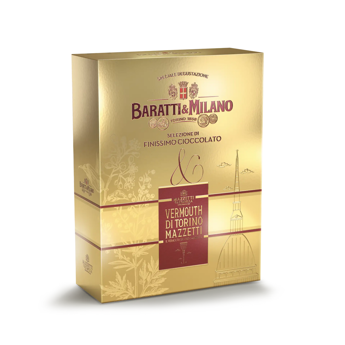 Confezione Gran Selezione e Vermouth Mazzetti 300g - 50cl