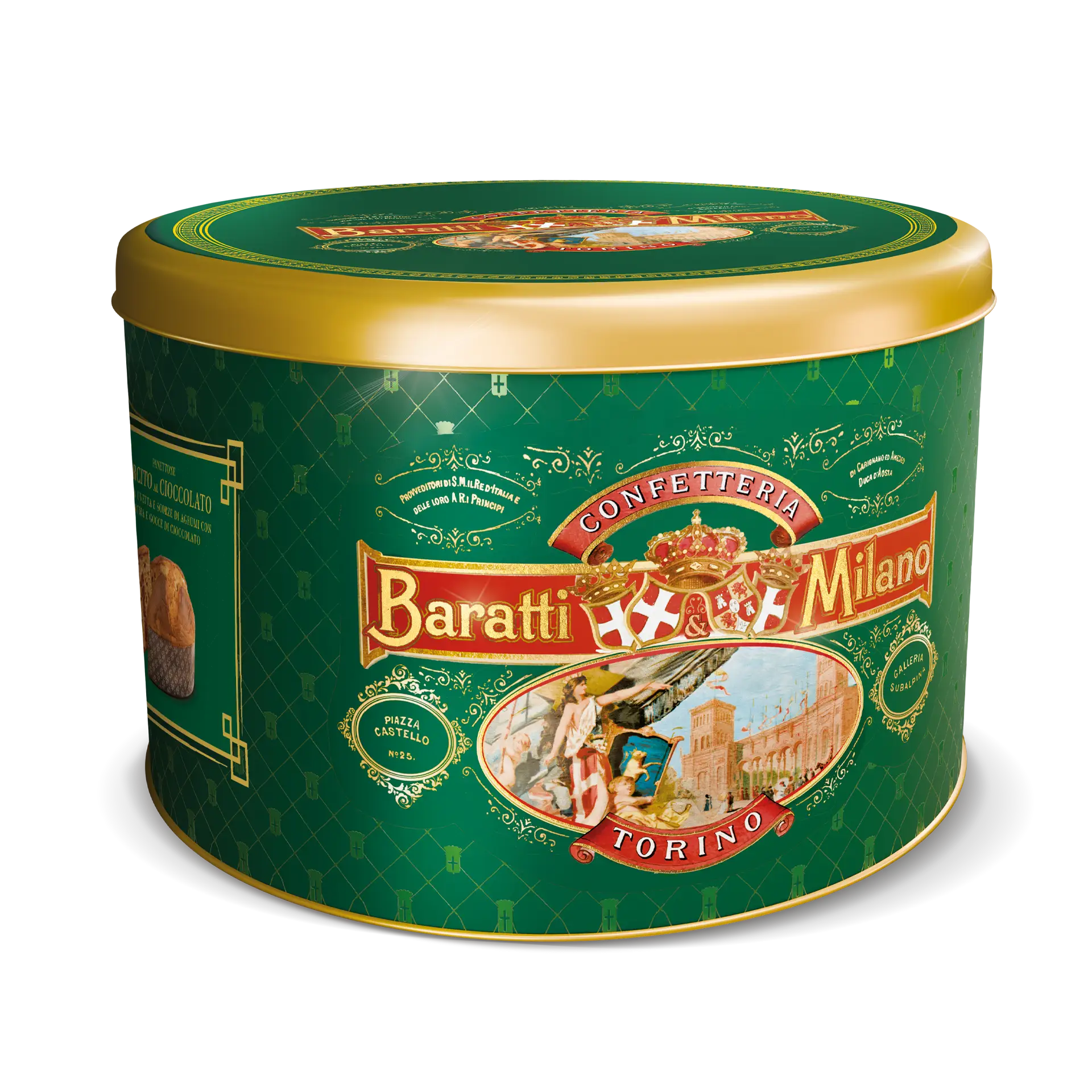 Latta Panettone Doppio Cioccolato 1Kg