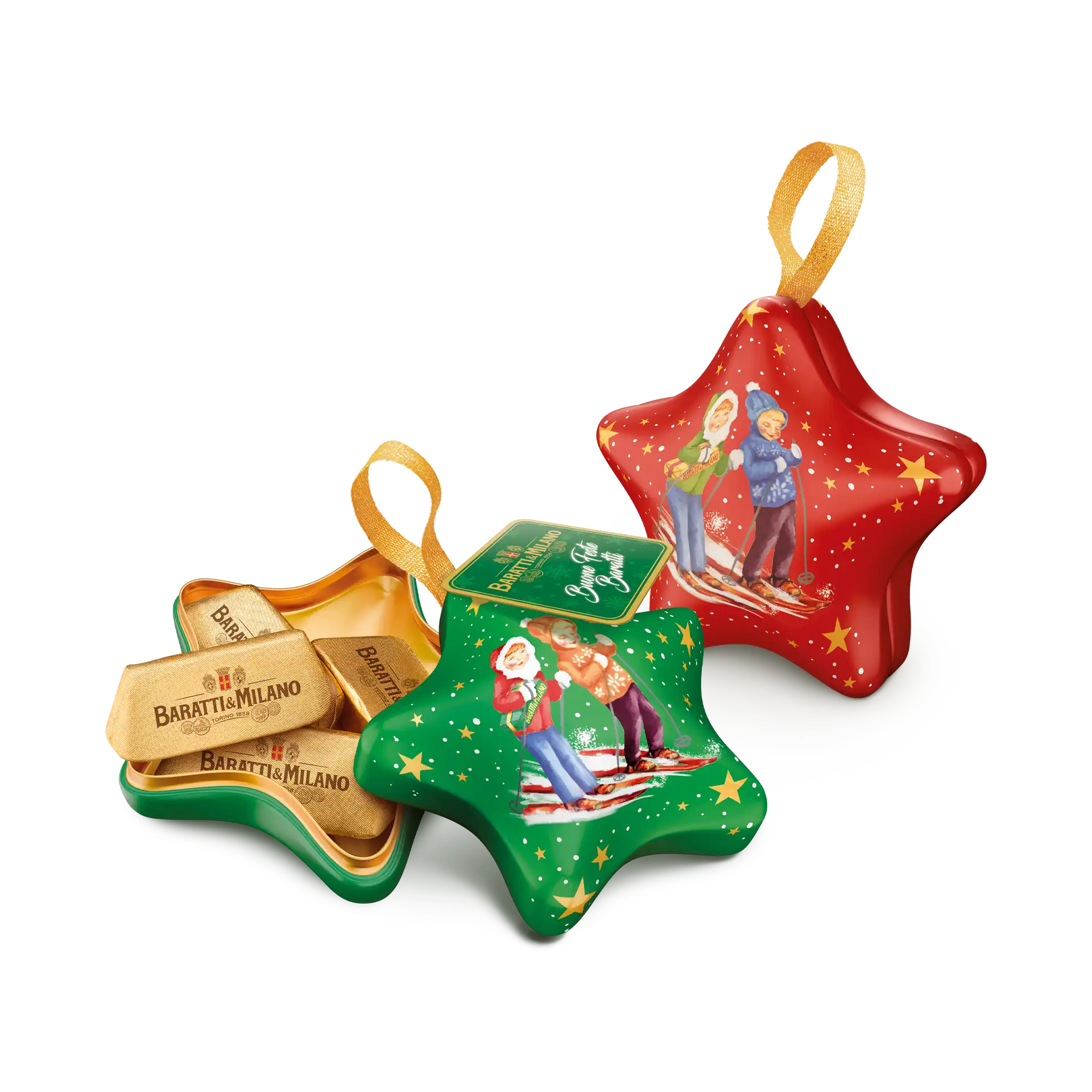 Stella Di Natale In Latta con Gianduiotti 38g