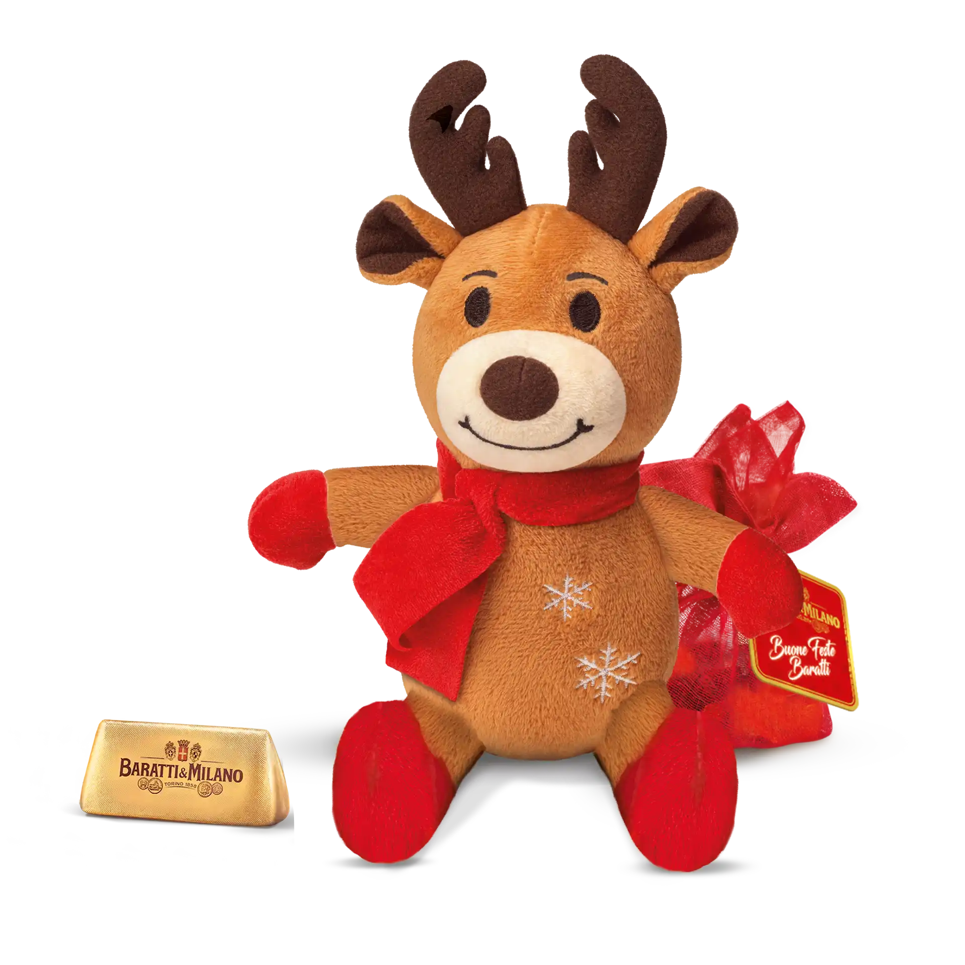 Renna Peluche con Gianduiotti 38g