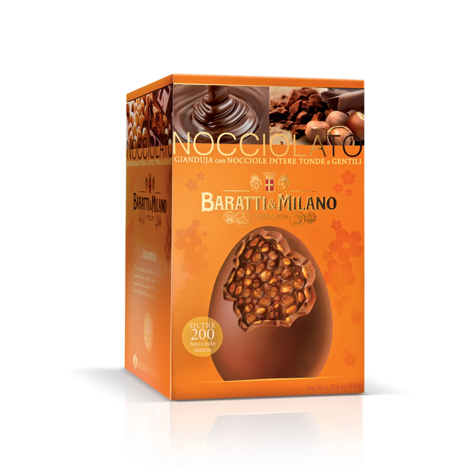 Uovo Nocciolato 1858 Gianduja 550g Uovo Nocciolato 1858 Gianduja 550g