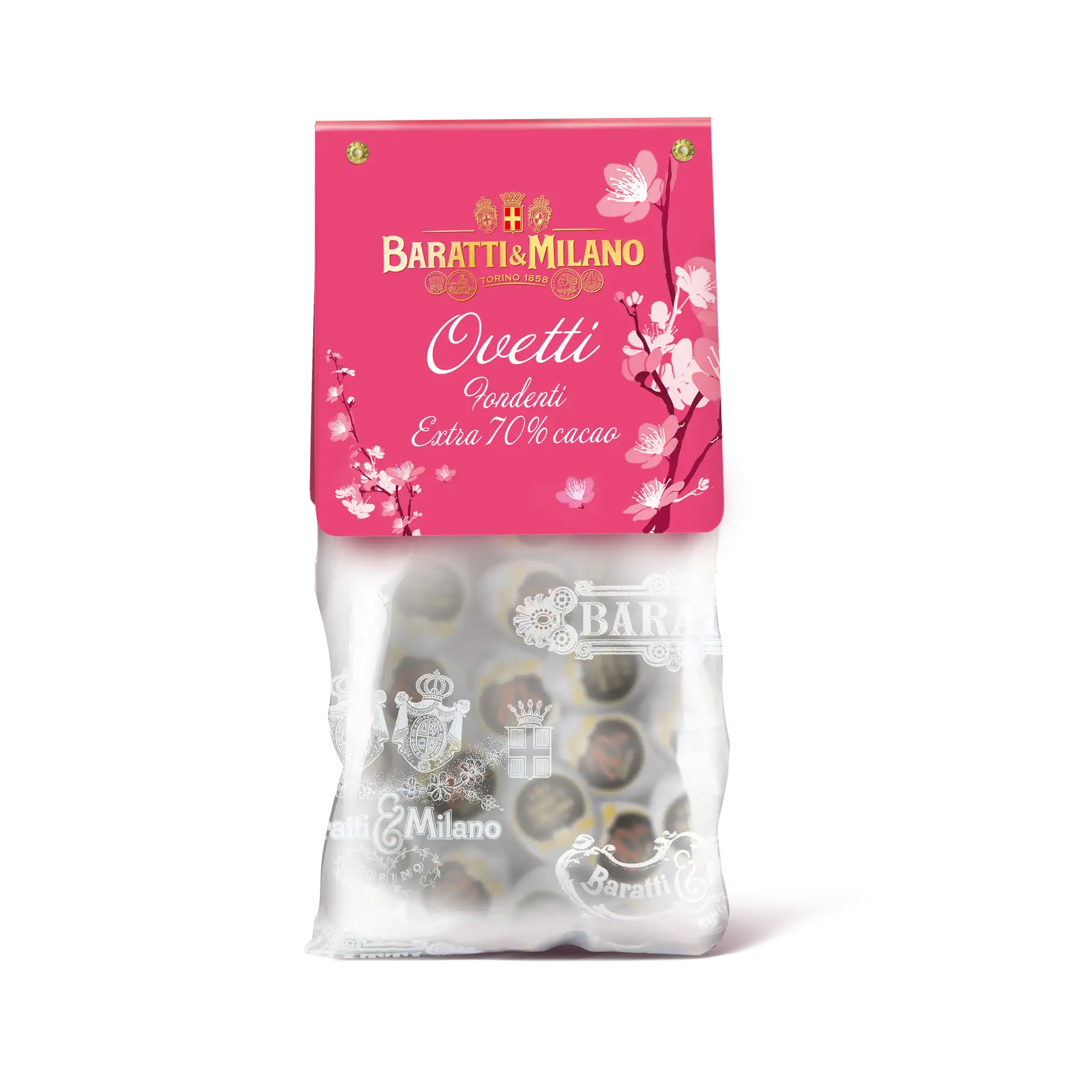 Sacchetto Ovetti Fondenti 70% Cacao 180g