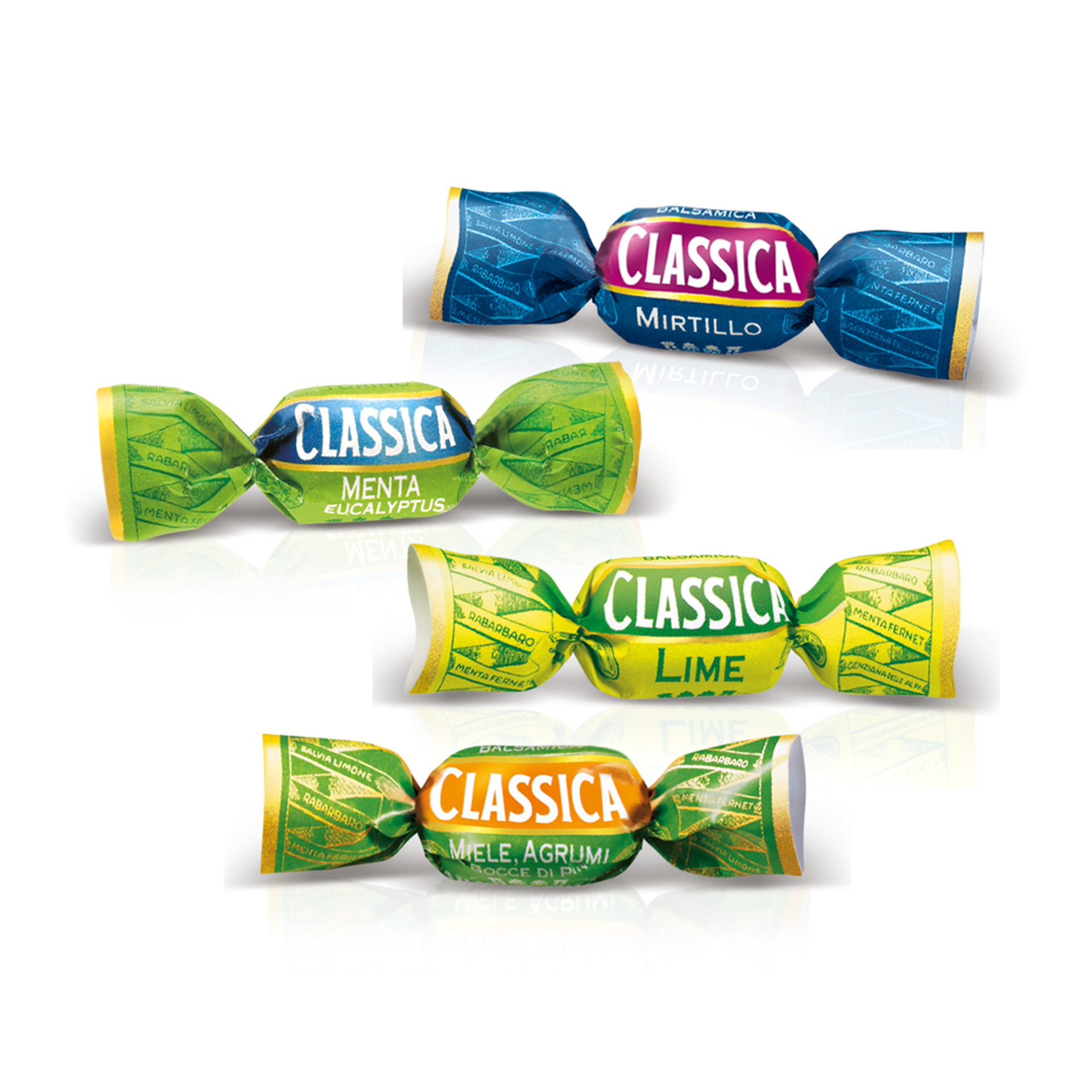 Caramella Classica Gusto Balsamica Assortita 4 Gusti - 500g