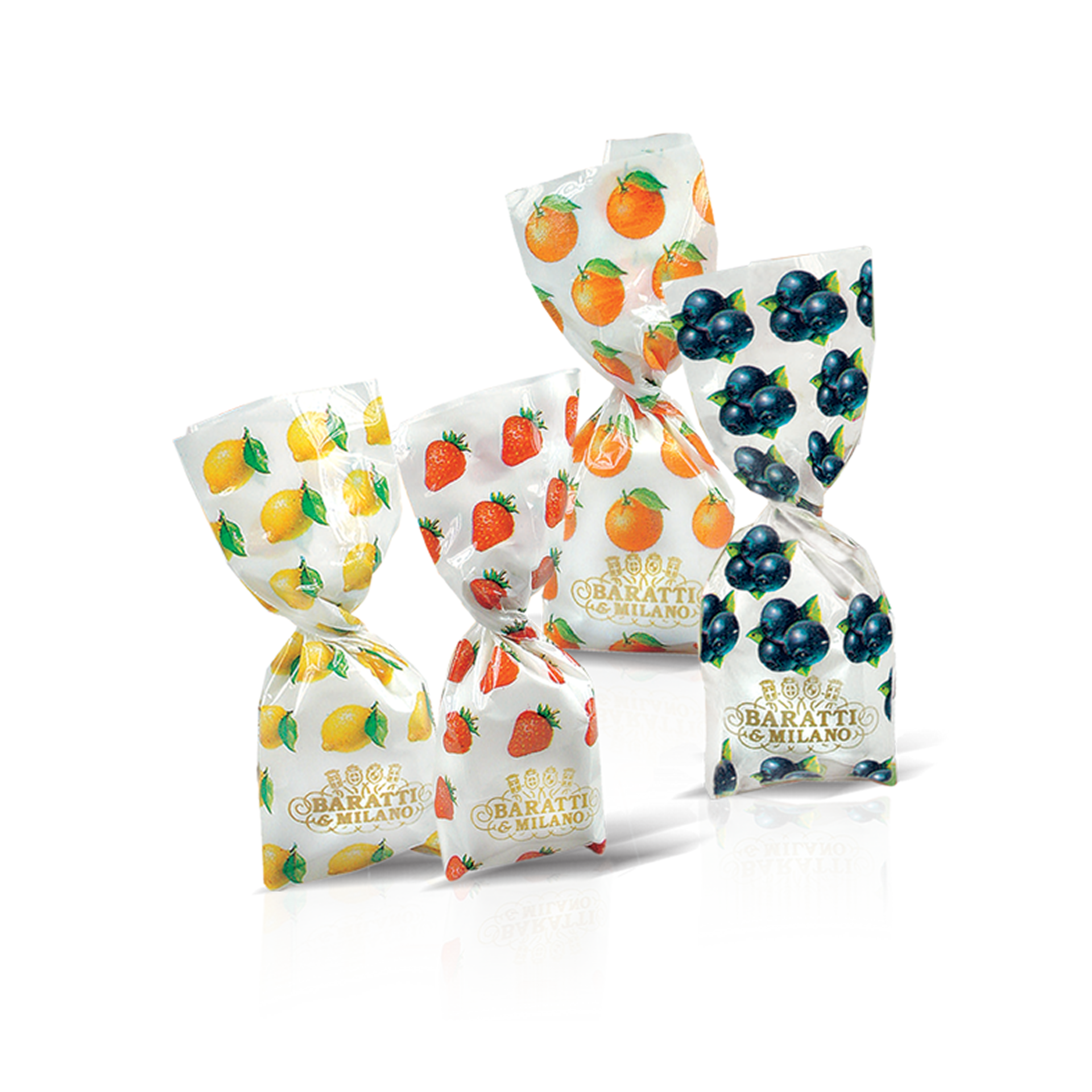 Caramelle Ripiene Alla Frutta 4 Gusti - 500g