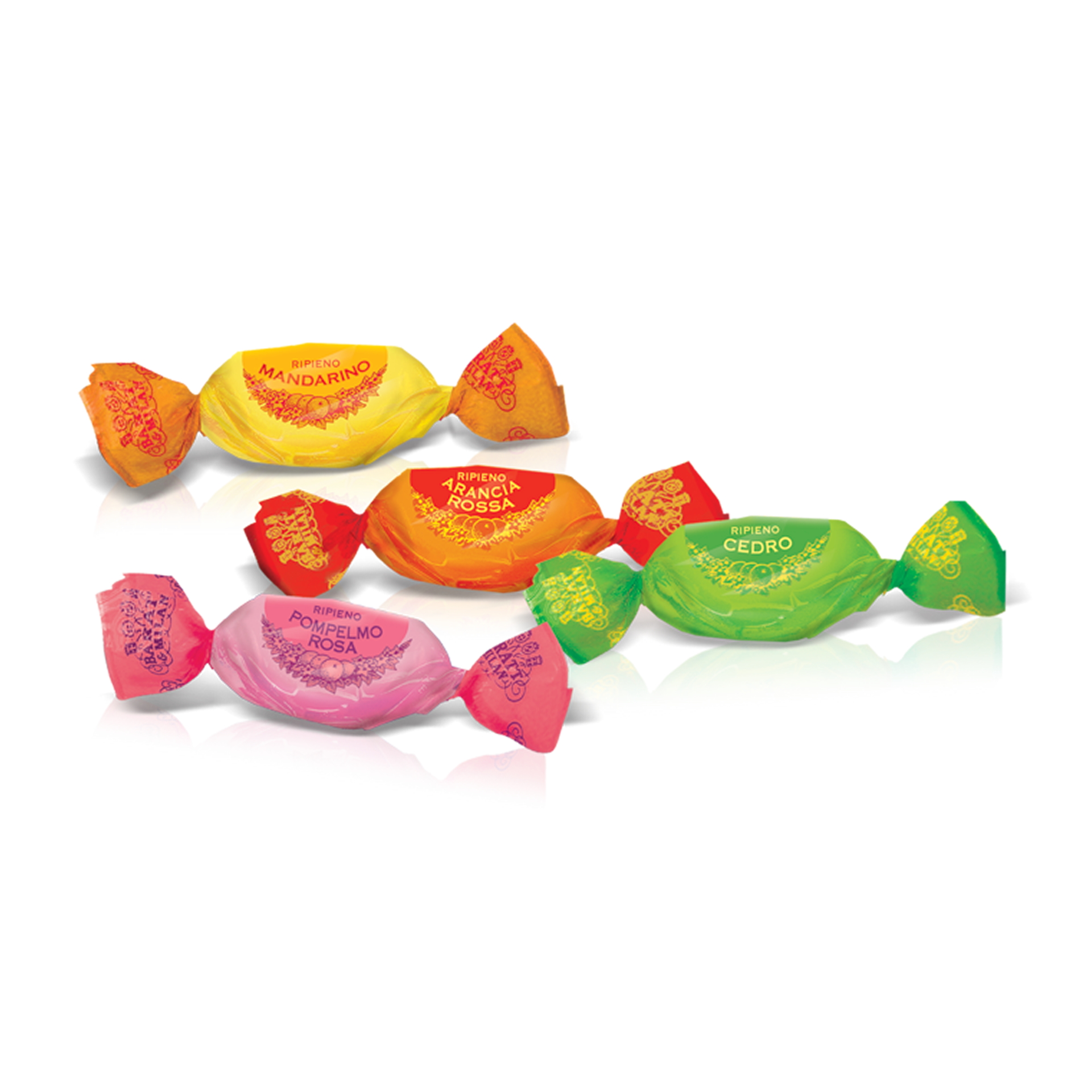 Spicchi D'Agrumi Ripieni Assortiti 4 Gusti - 500g