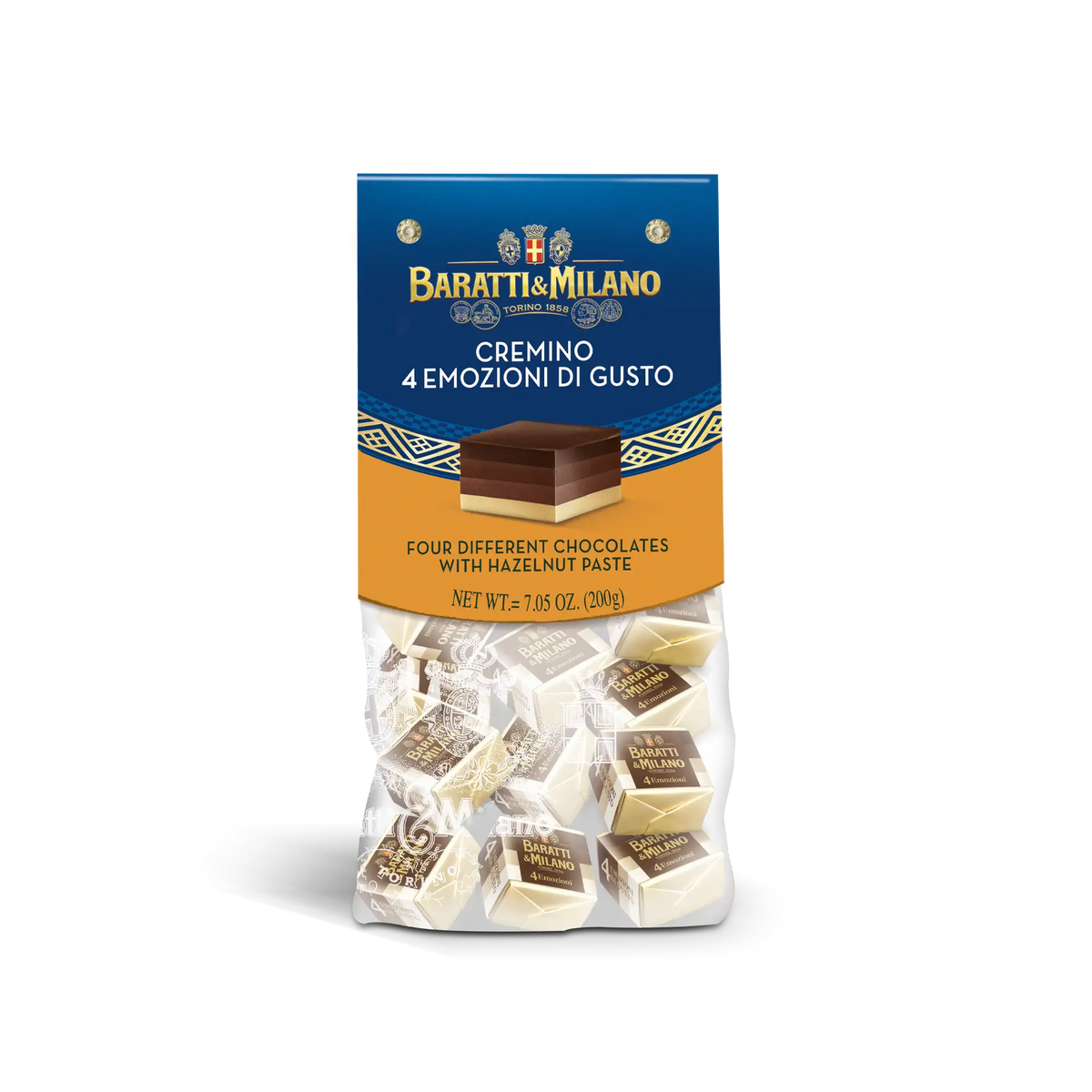 Sacchetto Cremino 4 Emozioni 200g