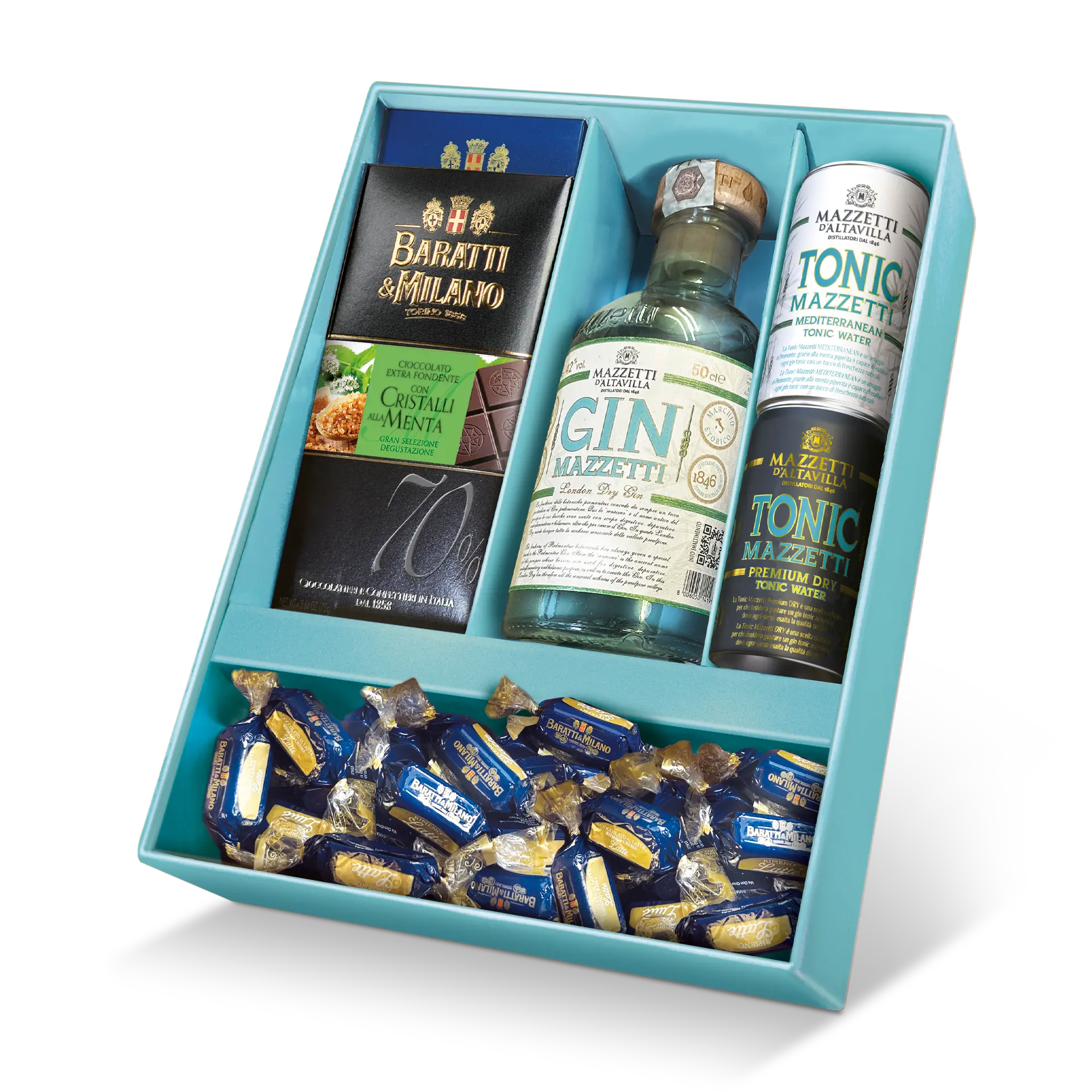 Confezione Gran Selezione e Gin Mazzetti 300g