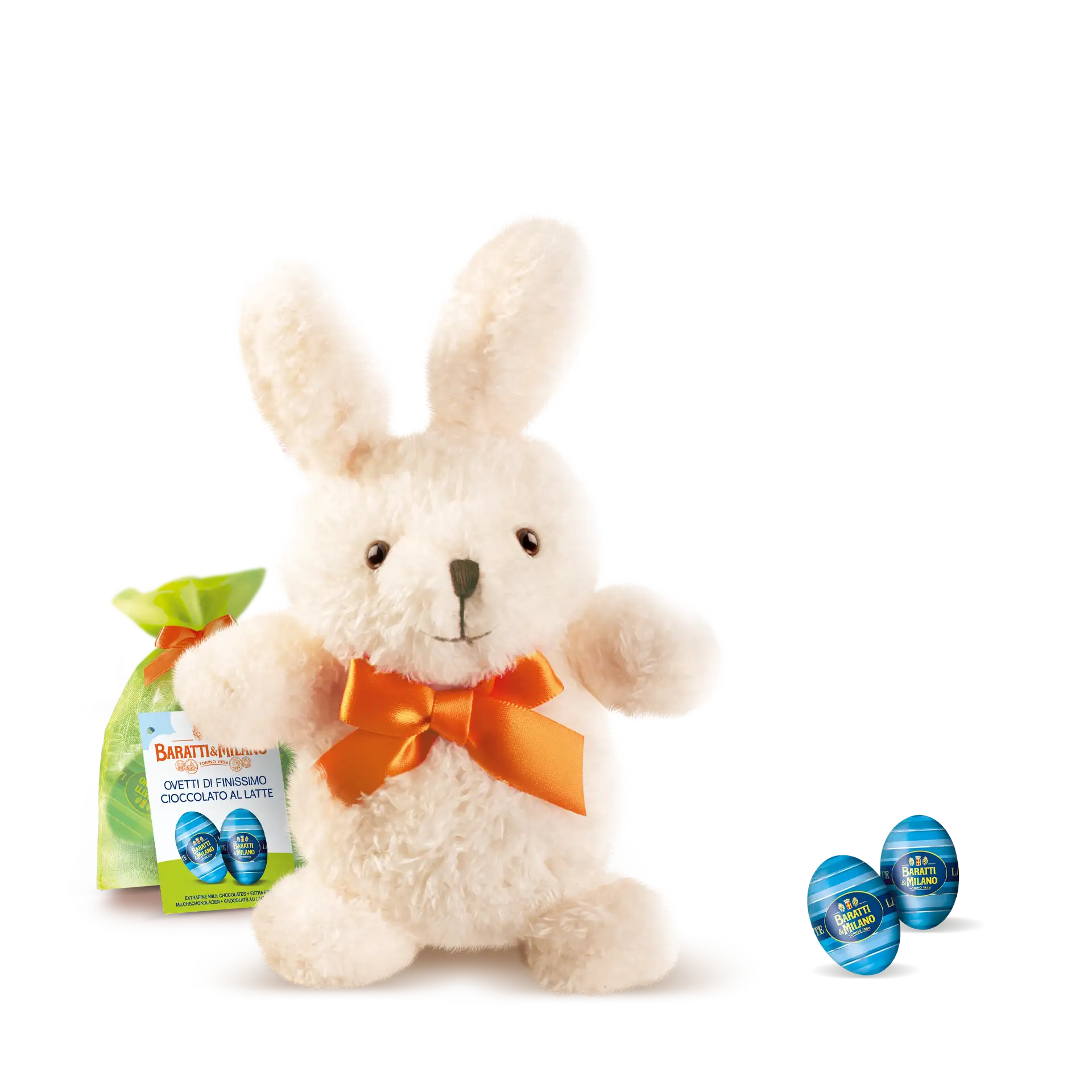 Teneri Coniglietti Peluche Con Ovetti Al Latte 35g