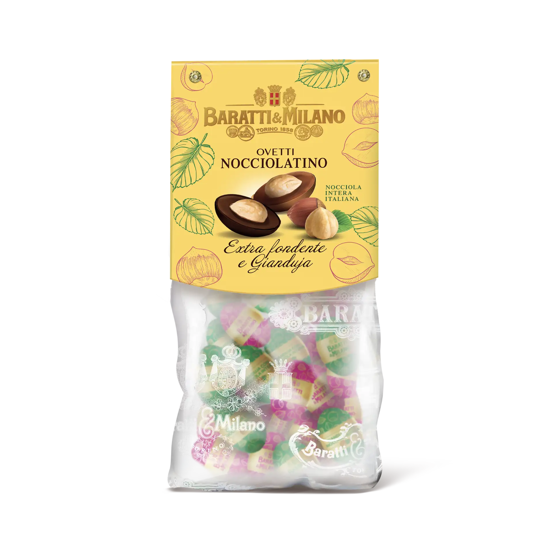 Sacchetto Ovetti Nocciolatini Assortiti 180g