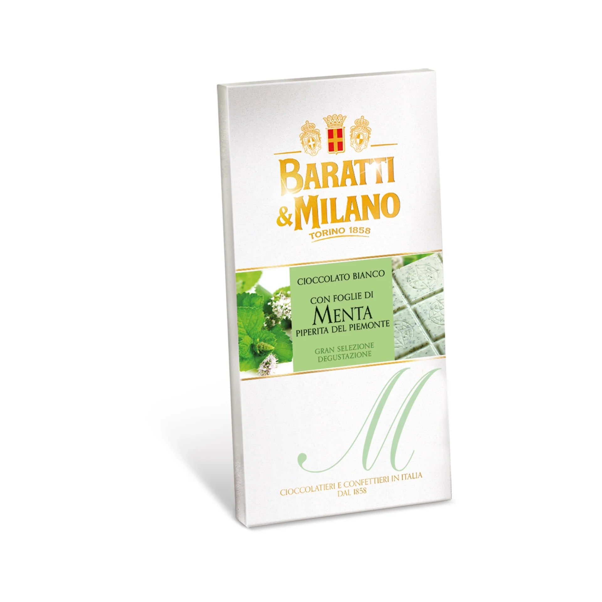 Tavoletta Cioccolato Bianco Alla Menta 75g